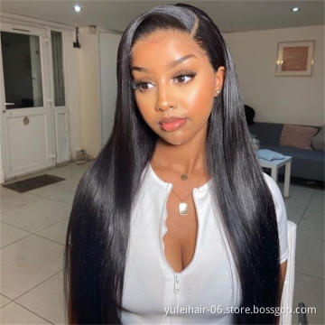 13X4 Lace Front Human Hair Wigs, Transparent Swiss Lace Human Hair Wigs, Virgin Hair Wig For Black Women